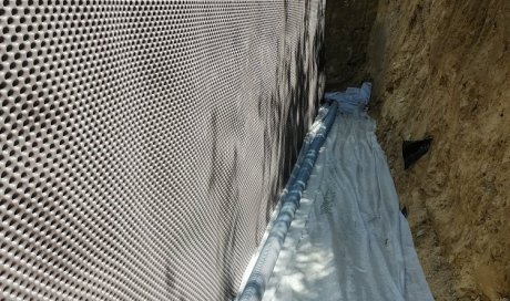 TERRA'PREST, assainisseur et terrassier entre Grenoble et Chambéry : Drainage de fondations sur une extension d'habitation à Pontcharra (38530) pour garantir son étanchéité