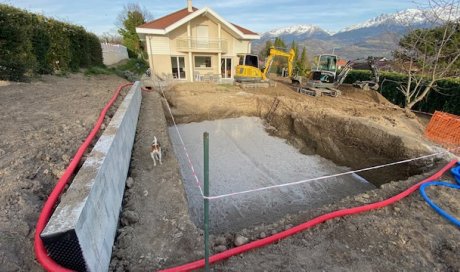 TERRA'PREST, assainisseur & terrassier entre Grenoble et Chambéry : Terrassement de piscine à Saint Ismier