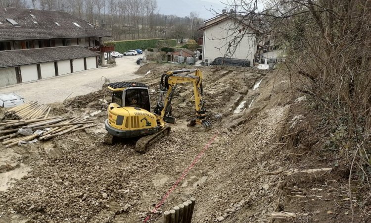TERRA'PREST, assainisseur et terrassier entre Grenoble et Chambéry : Réalisation de fondations de maisons à Le Touvet
