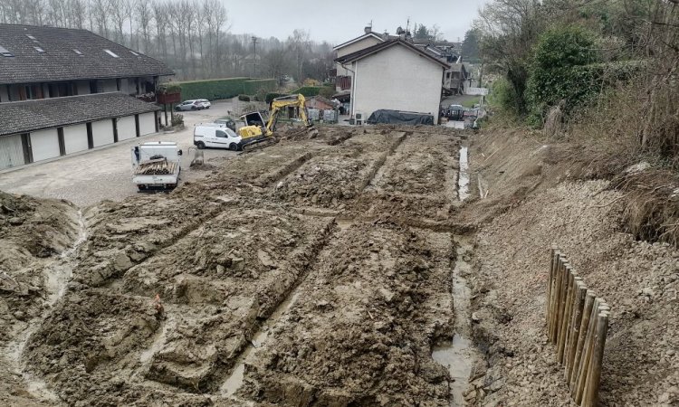 TERRA'PREST, assainisseur et terrassier entre Grenoble et Chambéry : Réalisation de fondations de maisons à Le Touvet