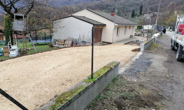 TERRA'PREST, assainisseur et terrassier entre Grenoble et Chambéry : Aménagement d'allée et d'accès handicapé à Saint Pierre de Mésage