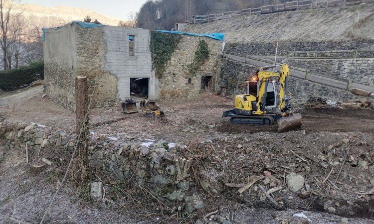 TERRA'PREST, assainisseur et terrassier entre Grenoble et Chambéry : Création de mur en enrochement à Theys